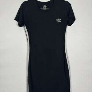 Umbro Black Mini Dress with White Trim